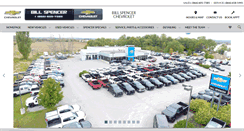 Desktop Screenshot of billspencerchevrolet.com